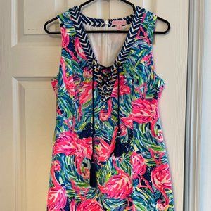 Lilly Pulitzer Flamingo Shift Dress